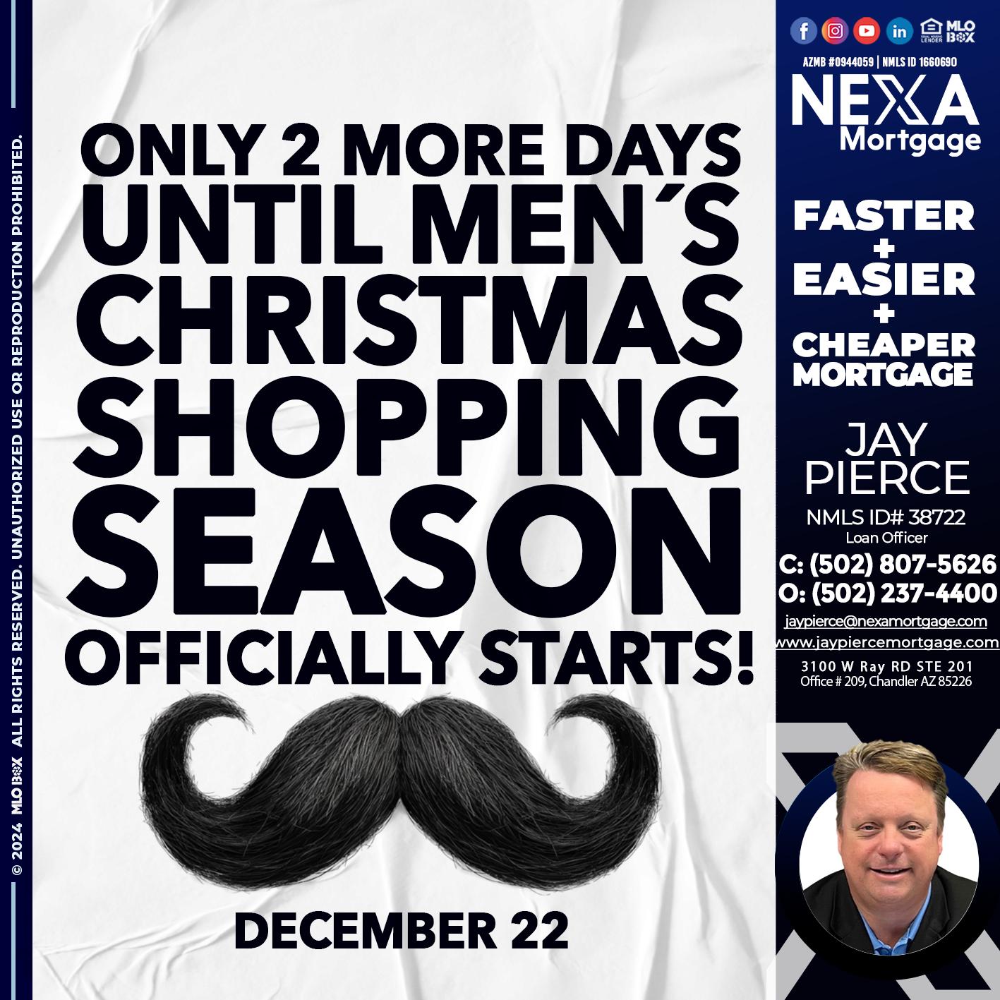 UNTIL 2 MORE DAYS... - Jay Pierce -Mortgage Loan Officer