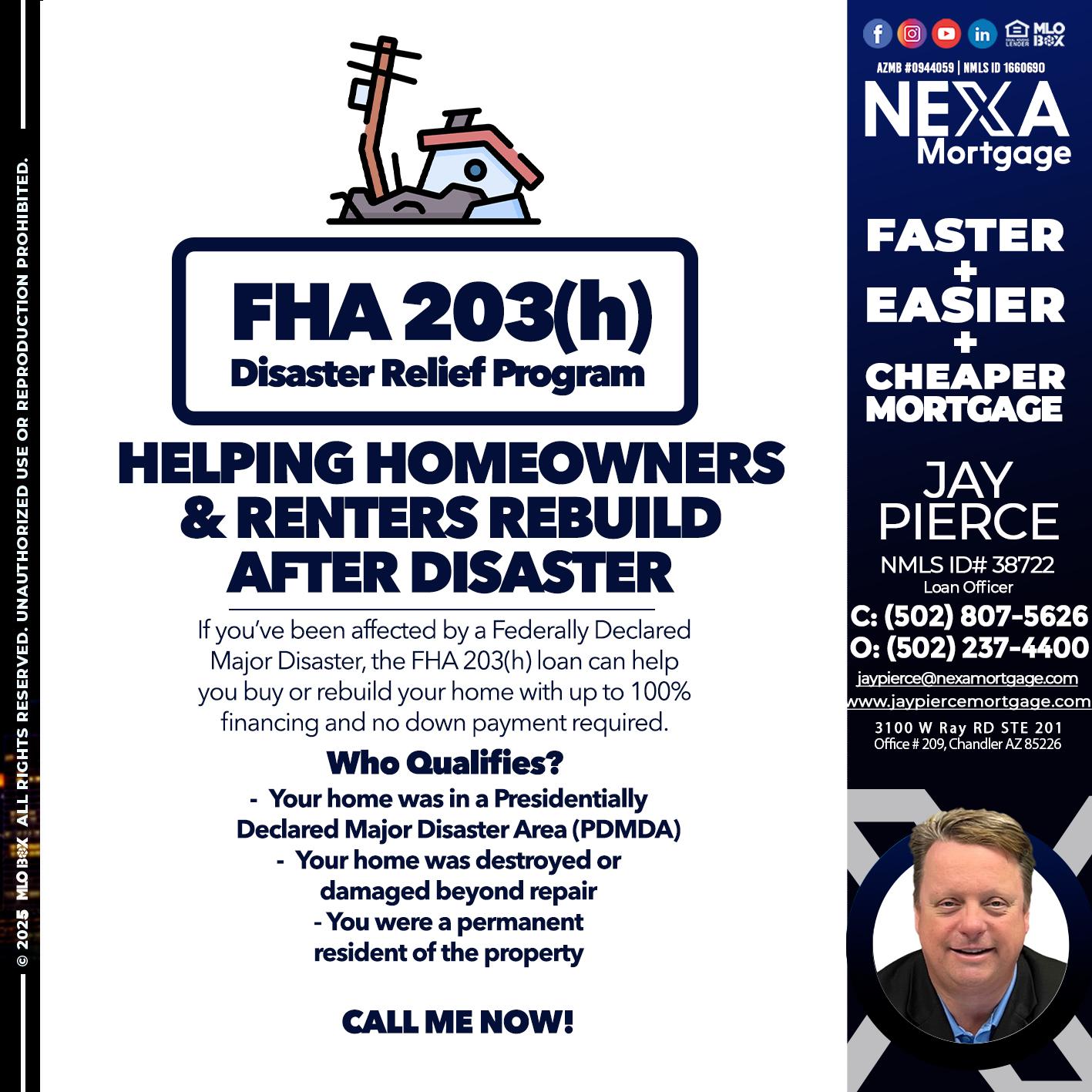 FHA - Jay Pierce -Mortgage Loan Officer