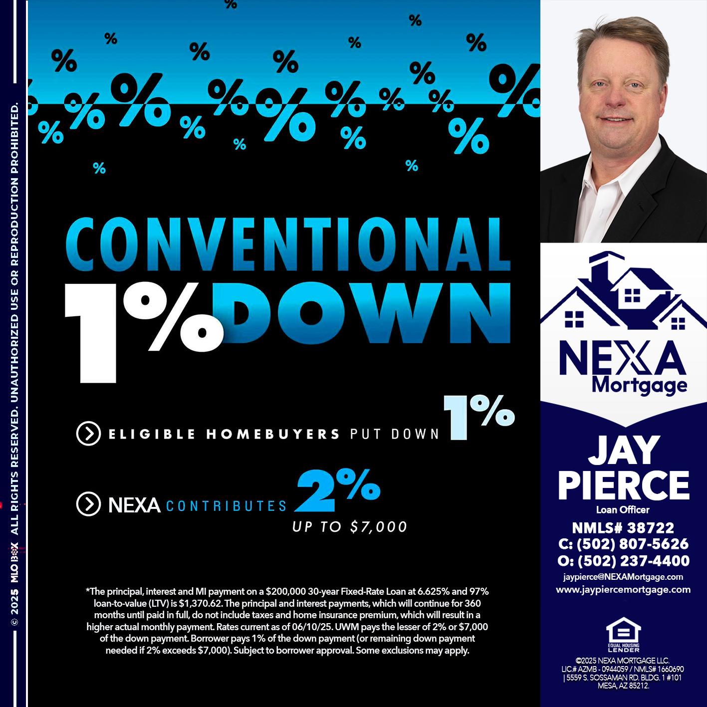 conventional - Jay Pierce -Mortgage Loan Officer