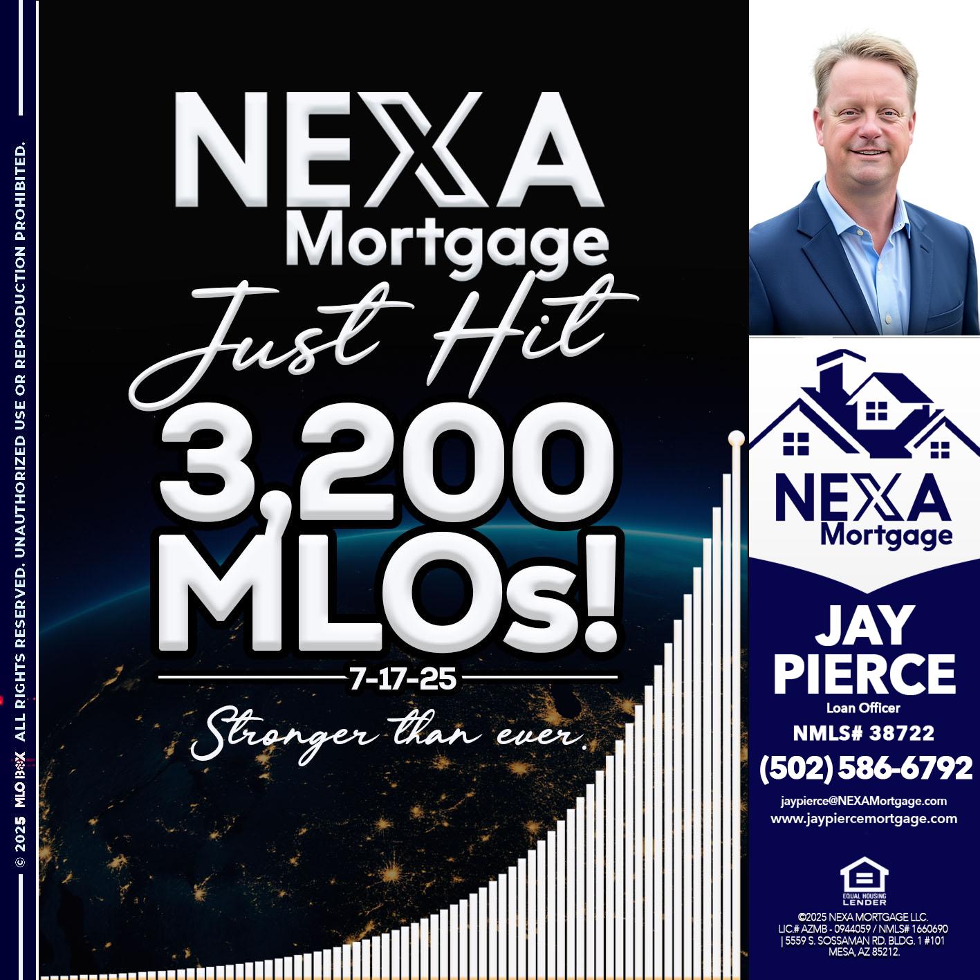 3200 MLOs - Jay Pierce -Mortgage Loan Officer