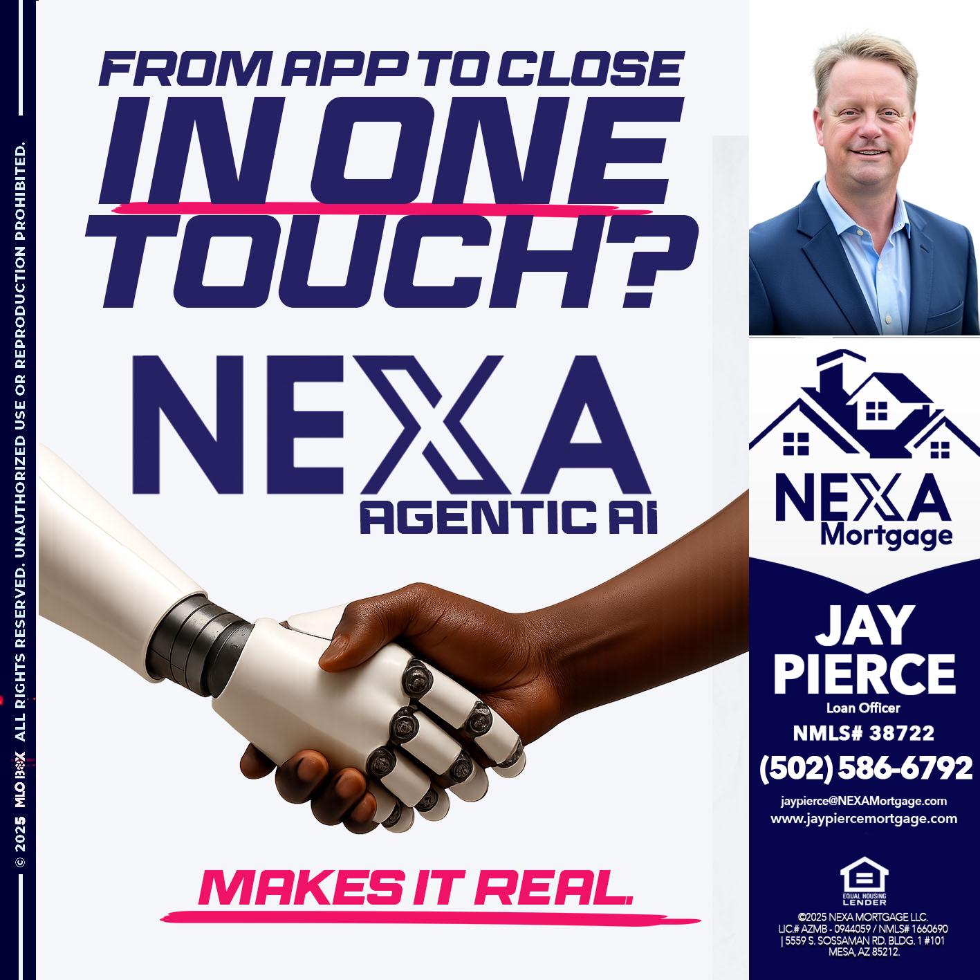 IN ONE TOUCH - Jay Pierce -Mortgage Loan Officer