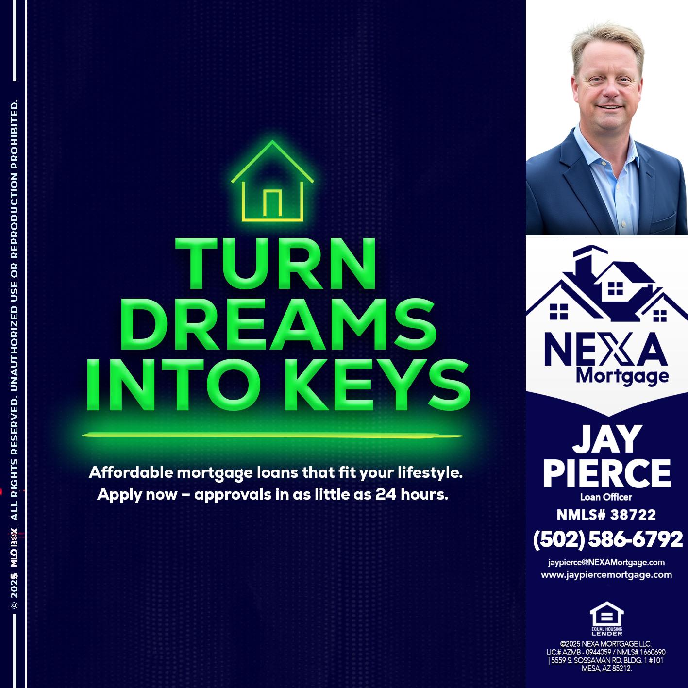 turn dreams - Jay Pierce -Mortgage Loan Officer