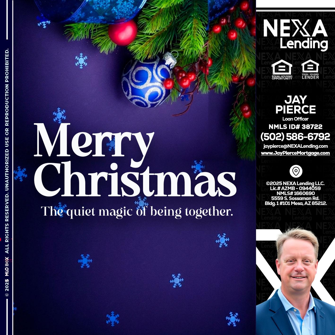 merry christmas - Jay Pierce -Mortgage Loan Officer