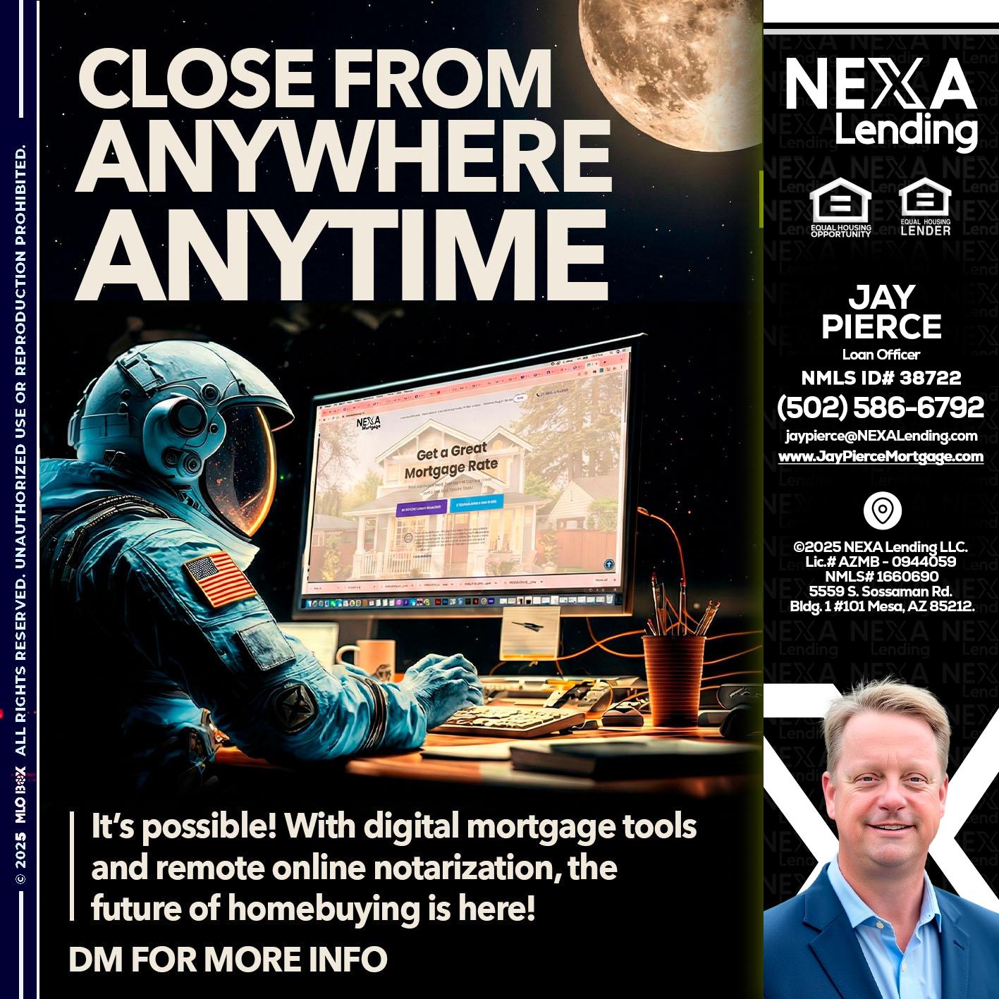 close from - Jay Pierce -Mortgage Loan Officer