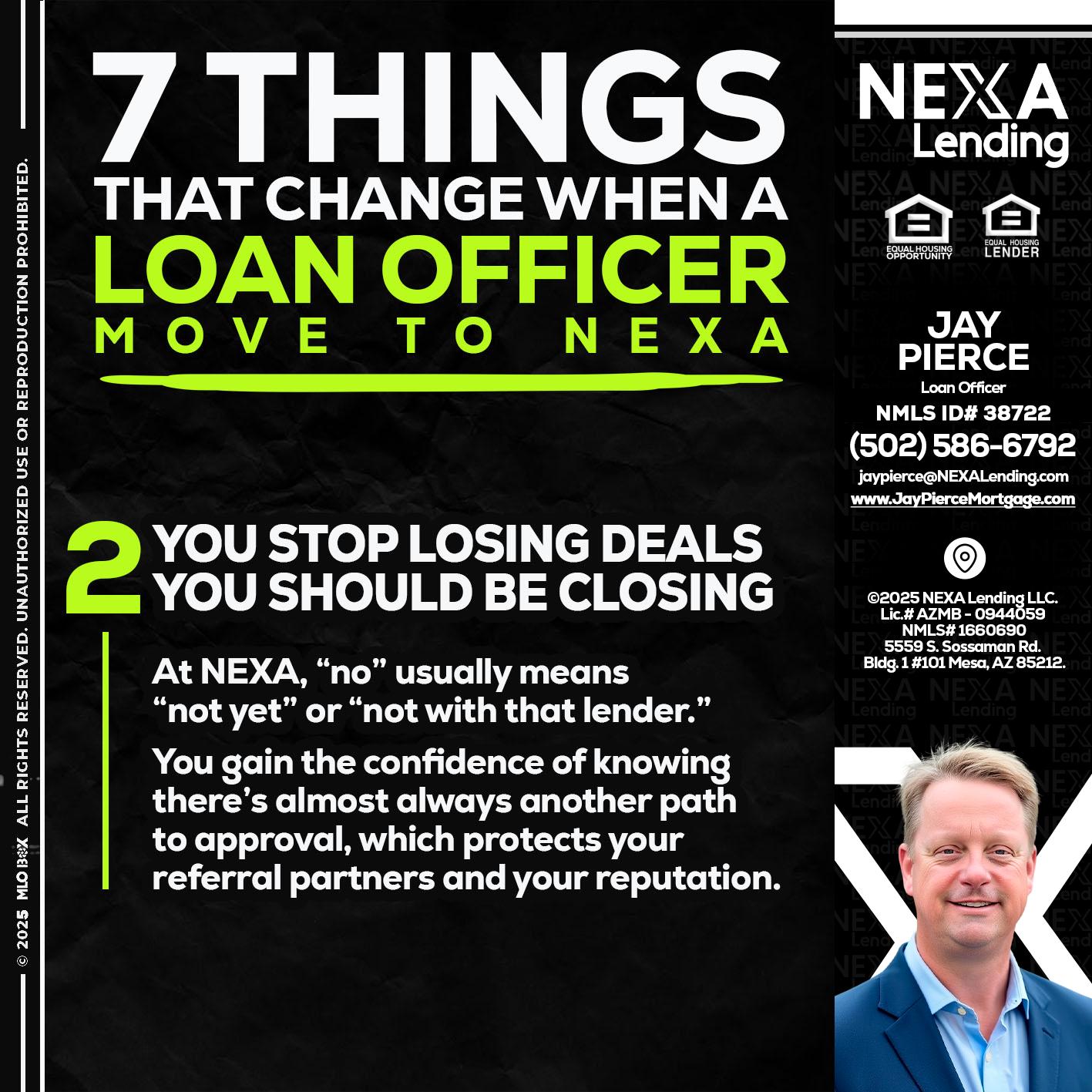 7 THINGS (2) - Jay Pierce -Mortgage Loan Officer