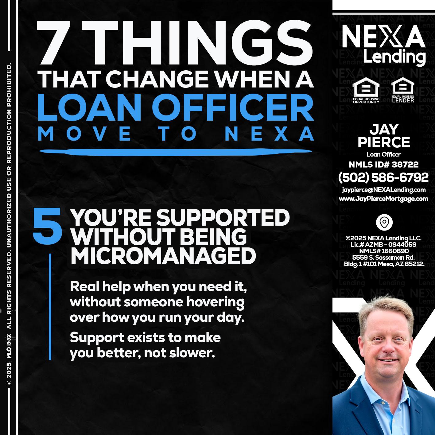 7 THINGS (5) - Jay Pierce -Mortgage Loan Officer