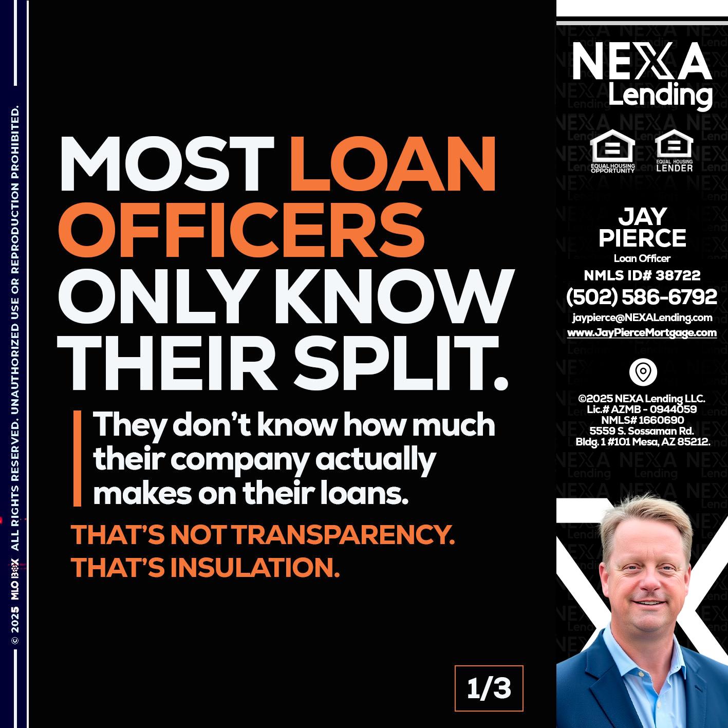 1 OF 3 - Jay Pierce -Mortgage Loan Officer