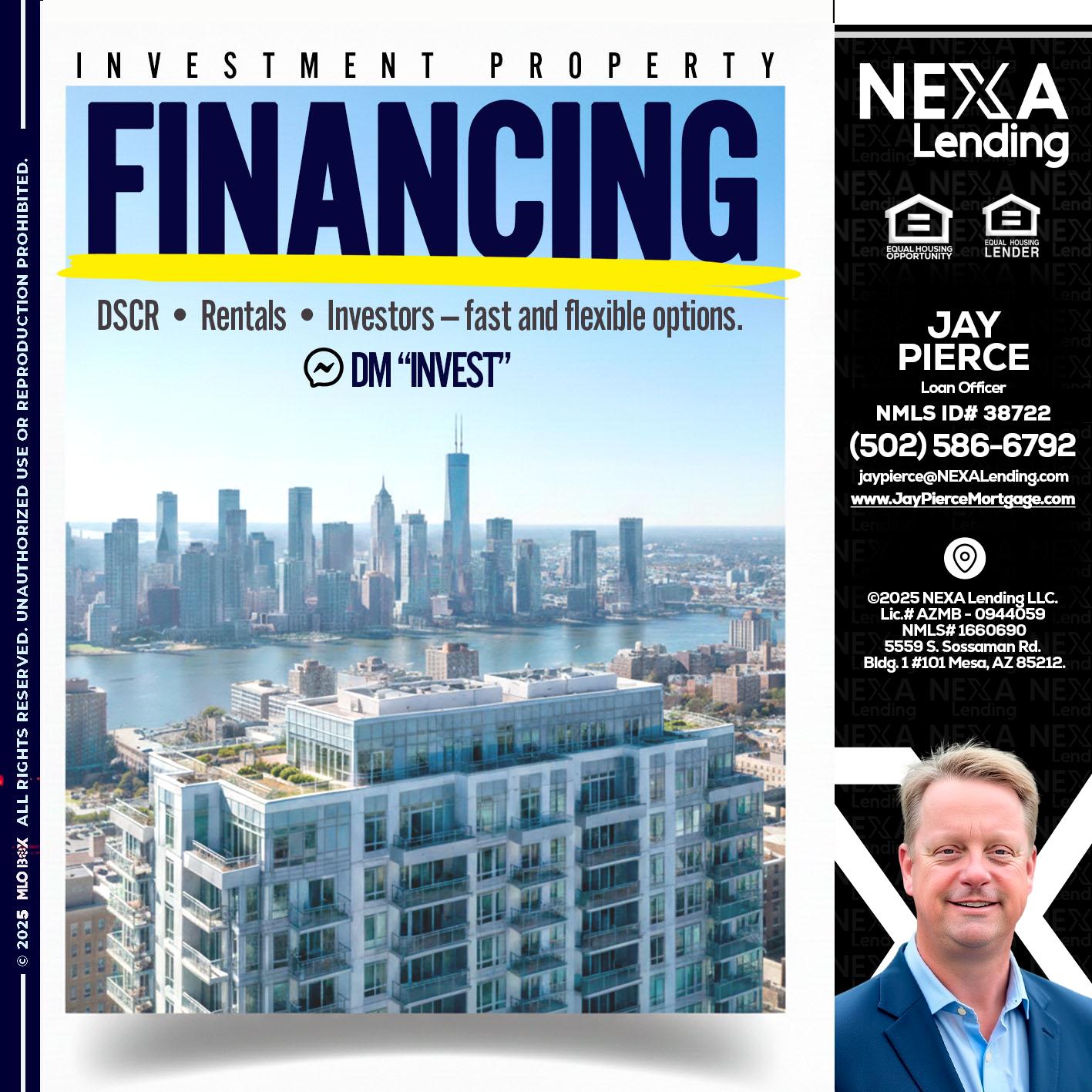 FINANCING - Jay Pierce -Mortgage Loan Officer