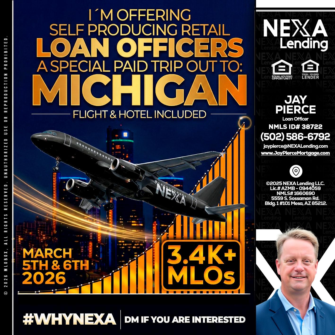 MICHIGAN - Jay Pierce -Mortgage Loan Officer