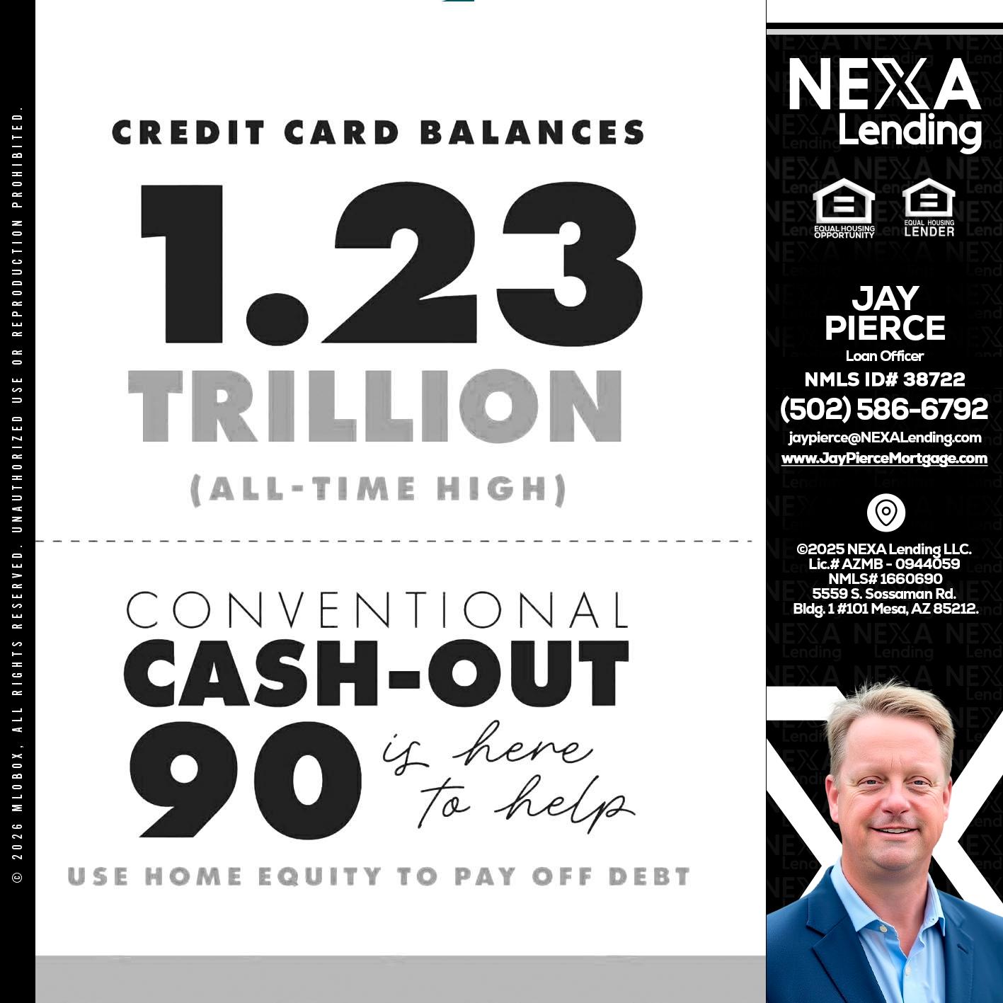 CREDIT CARD BALANCE - Jay Pierce -Mortgage Loan Officer