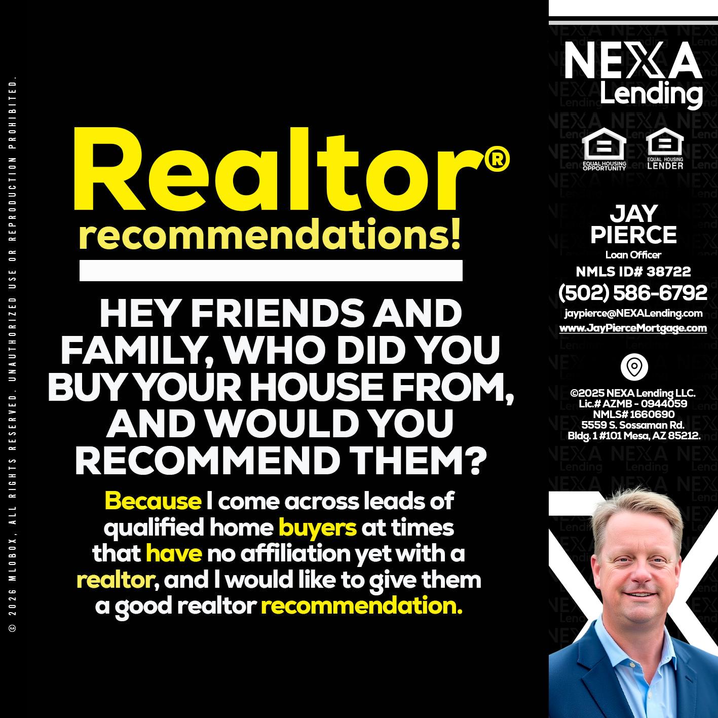 REALTOR - Jay Pierce -Mortgage Loan Officer