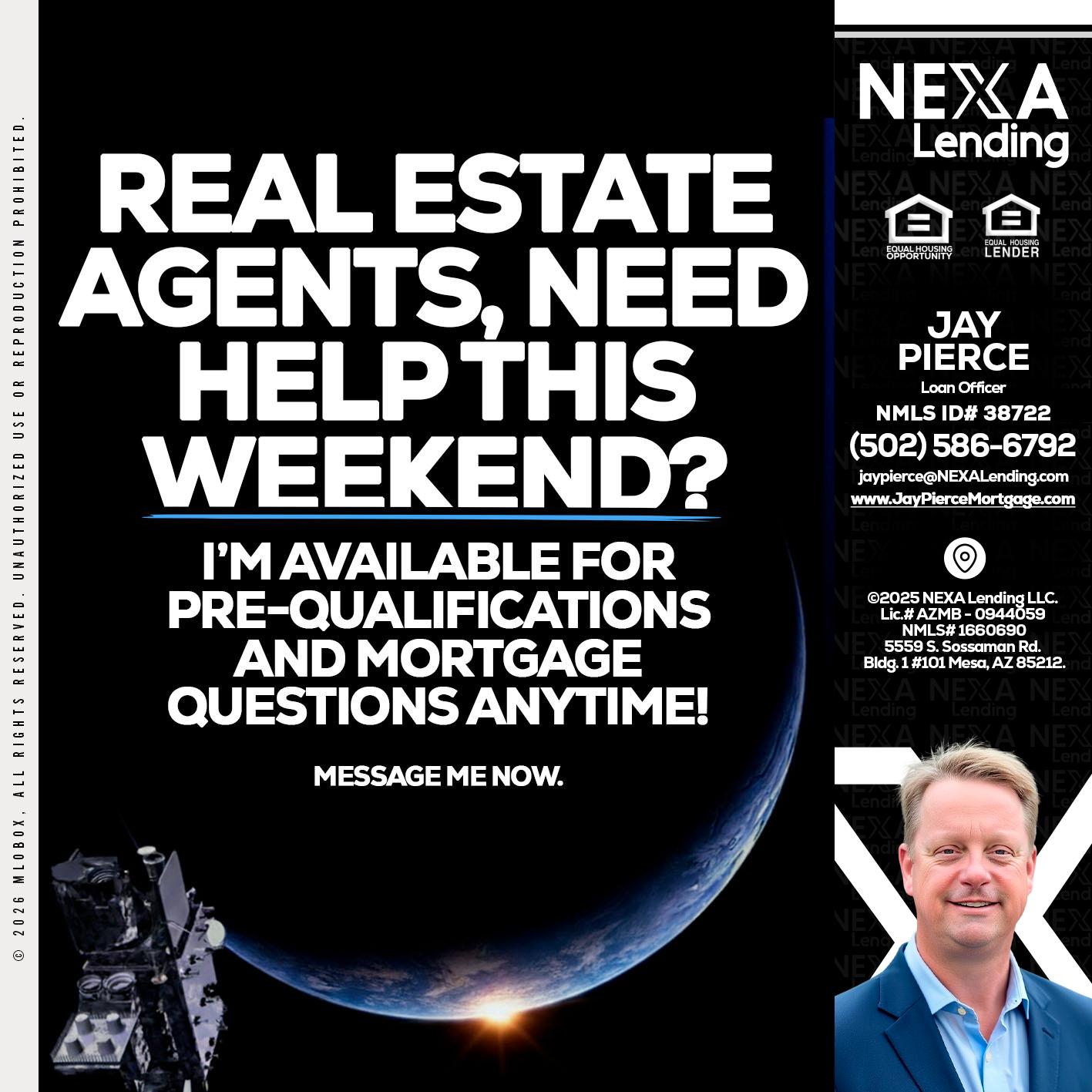 REAL ESTATE AGENTS - Jay Pierce -Mortgage Loan Officer