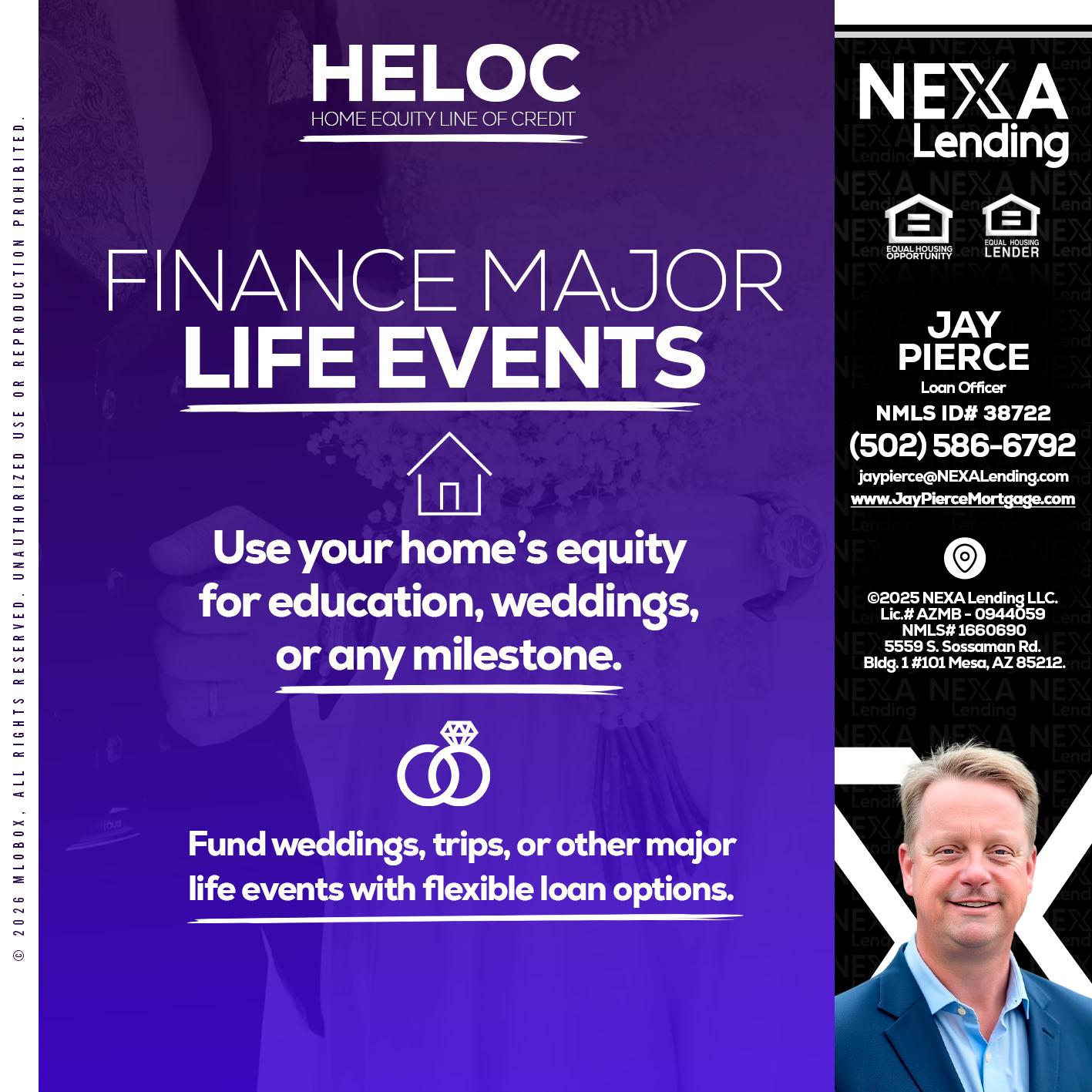 HELOC - Jay Pierce -Mortgage Loan Officer