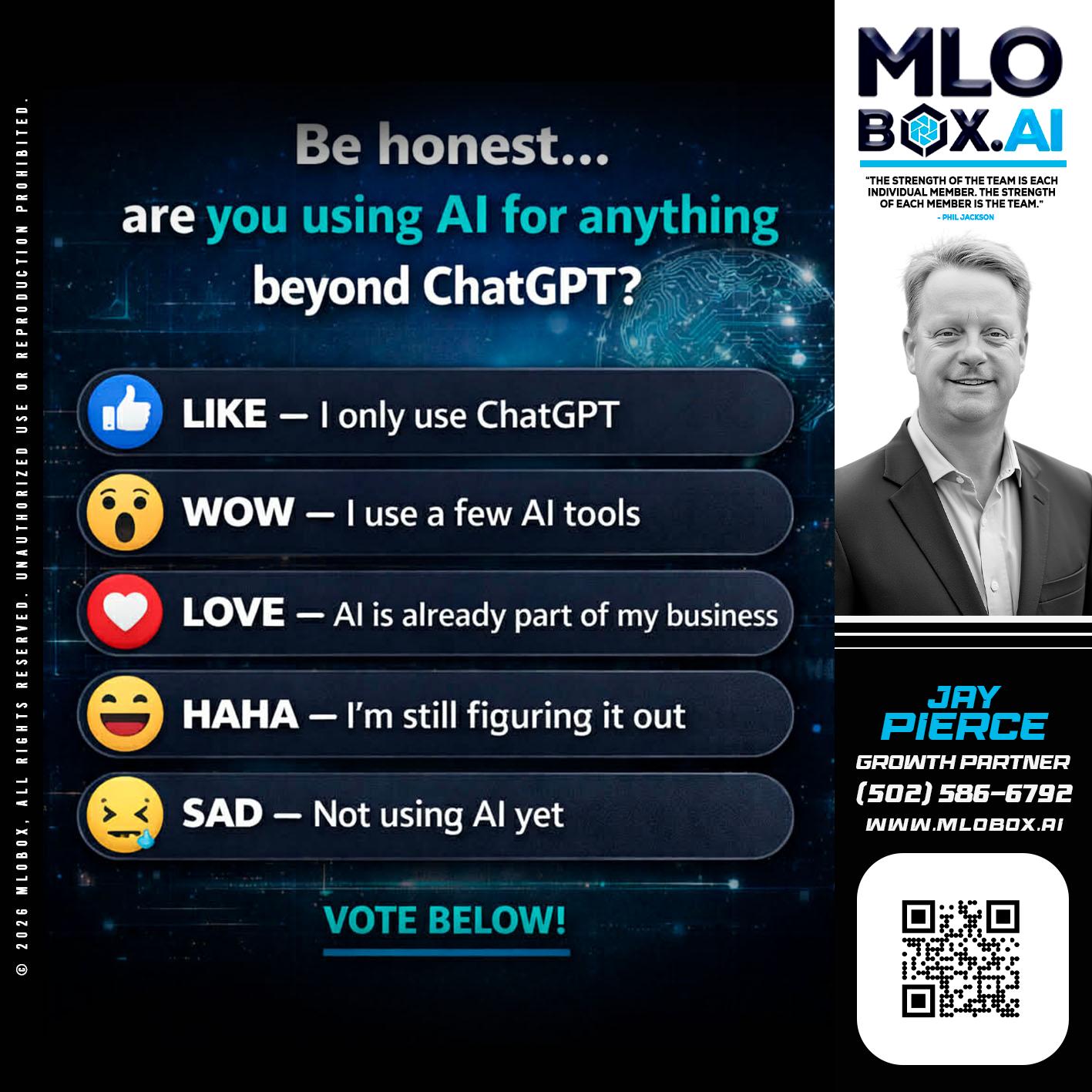 BE HONEST - Jay Pierce -Mortgage Loan Officer