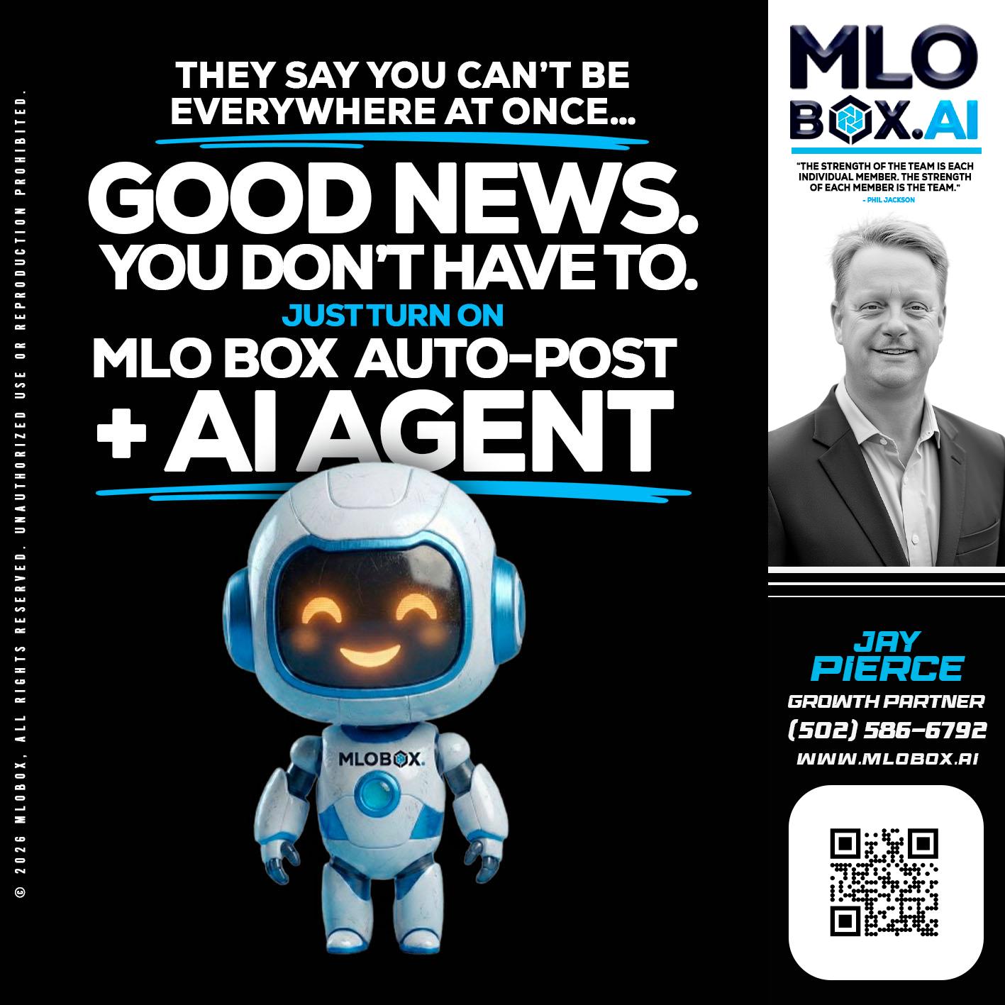 GOOD NEWS - Jay Pierce -Mortgage Loan Officer