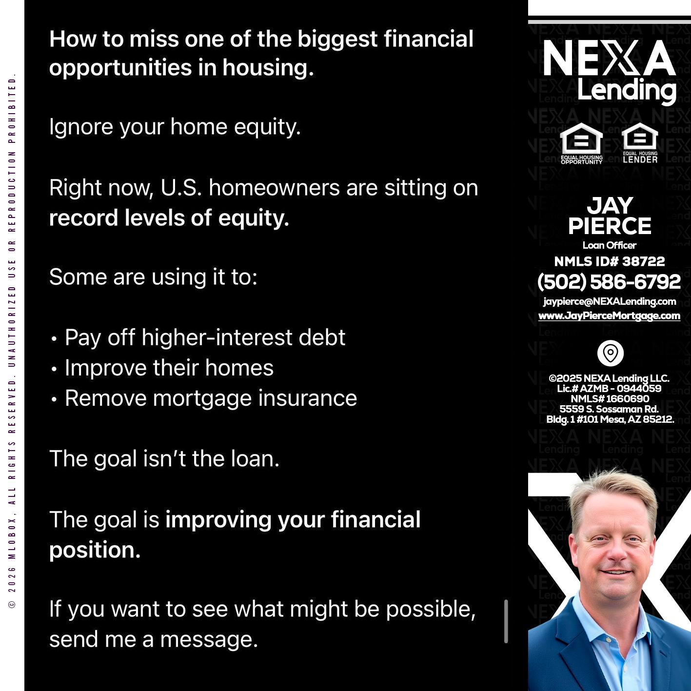 how to miss - Jay Pierce -Mortgage Loan Officer