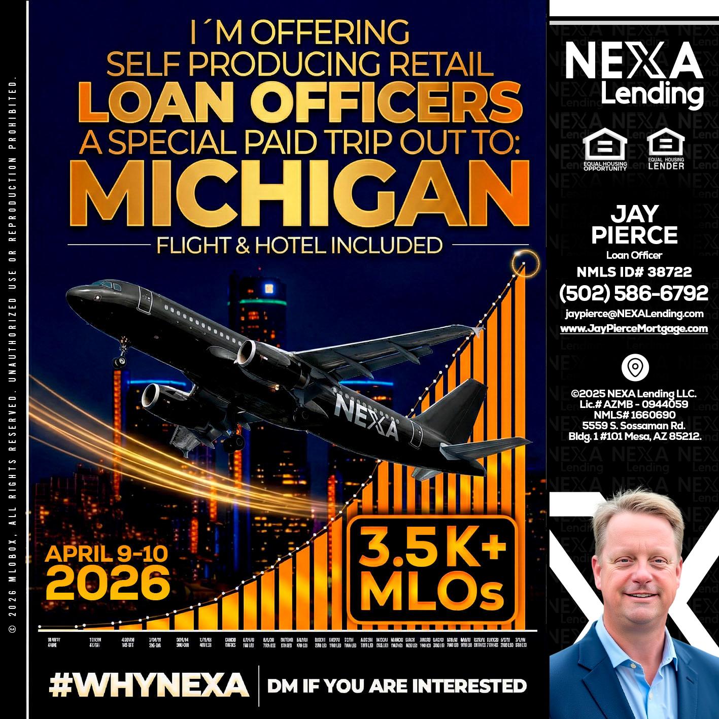 3.5K - Jay Pierce -Mortgage Loan Officer