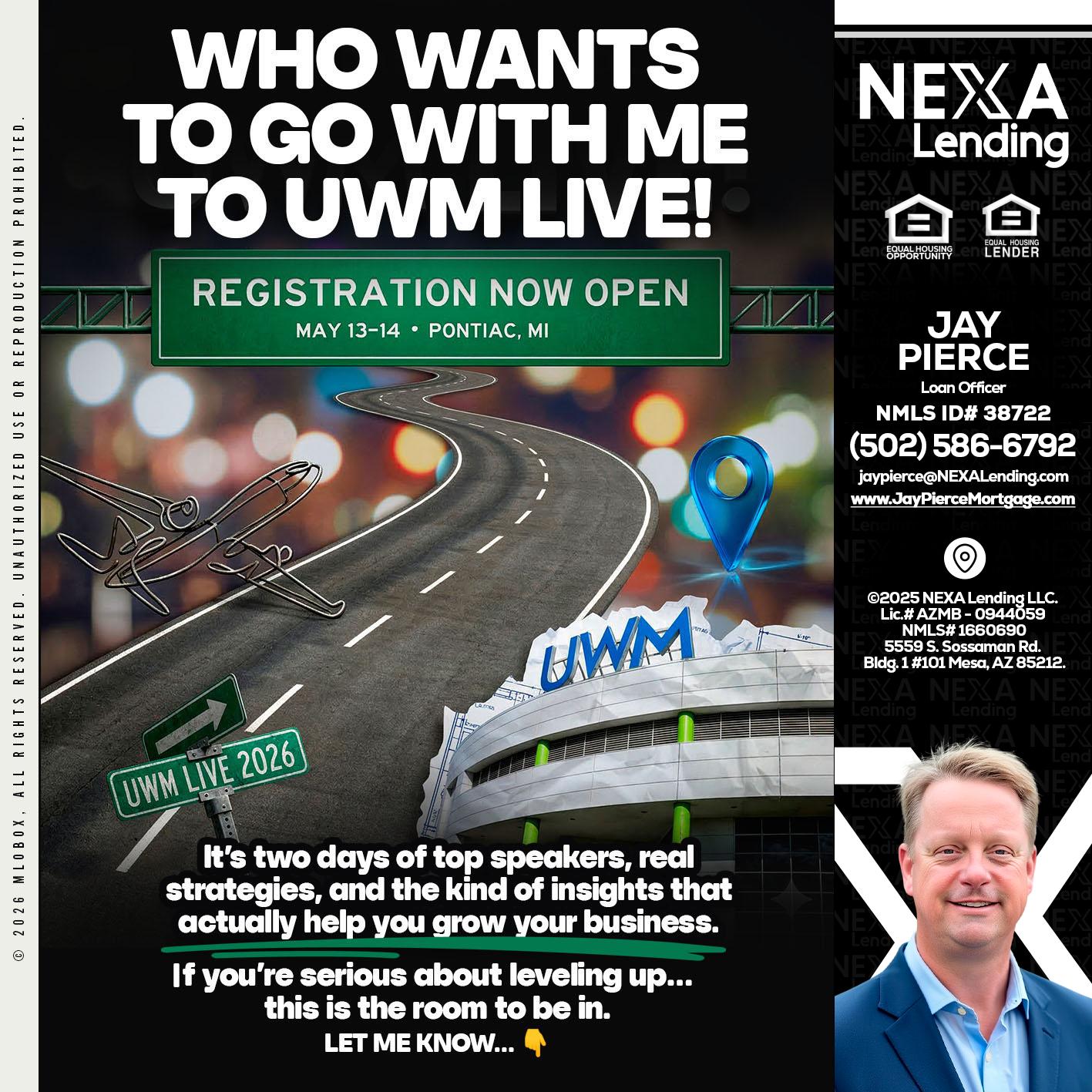 WHO WANTS - Jay Pierce -Mortgage Loan Officer