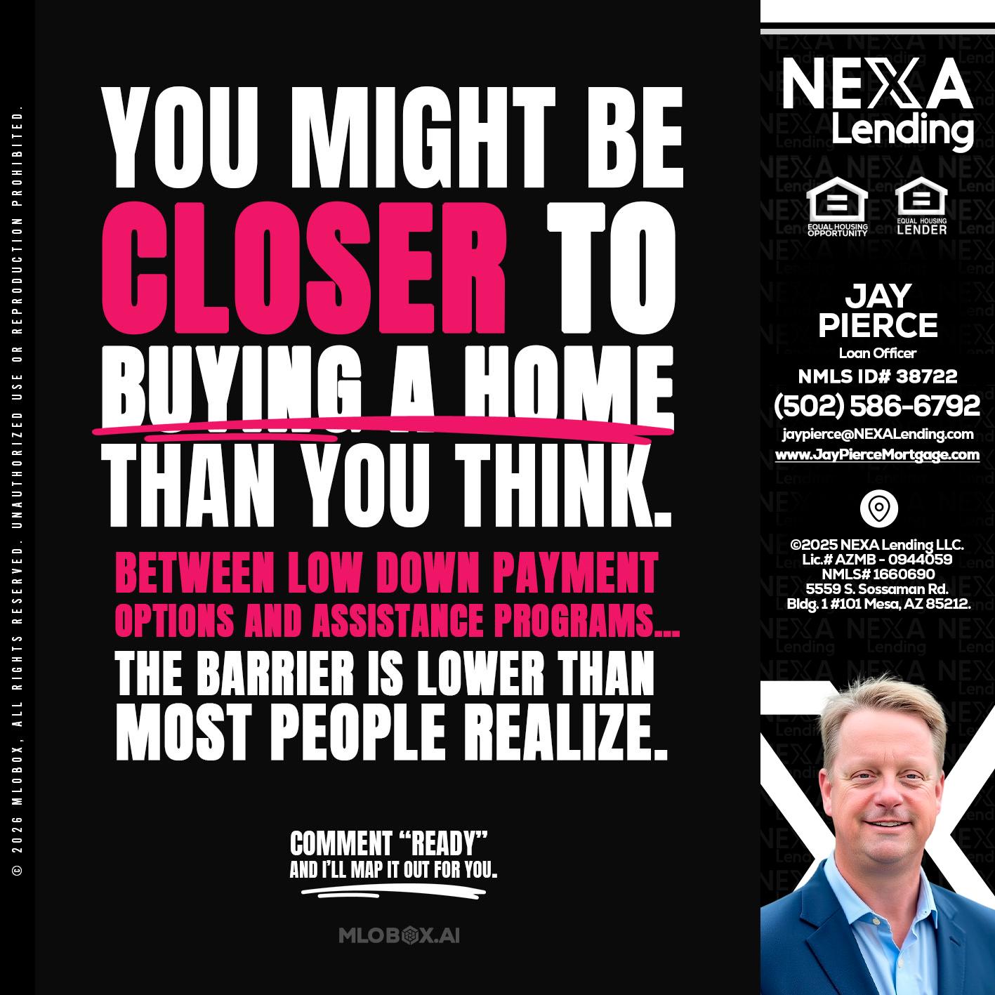 YOU MIGHT BE - Jay Pierce -Mortgage Loan Officer