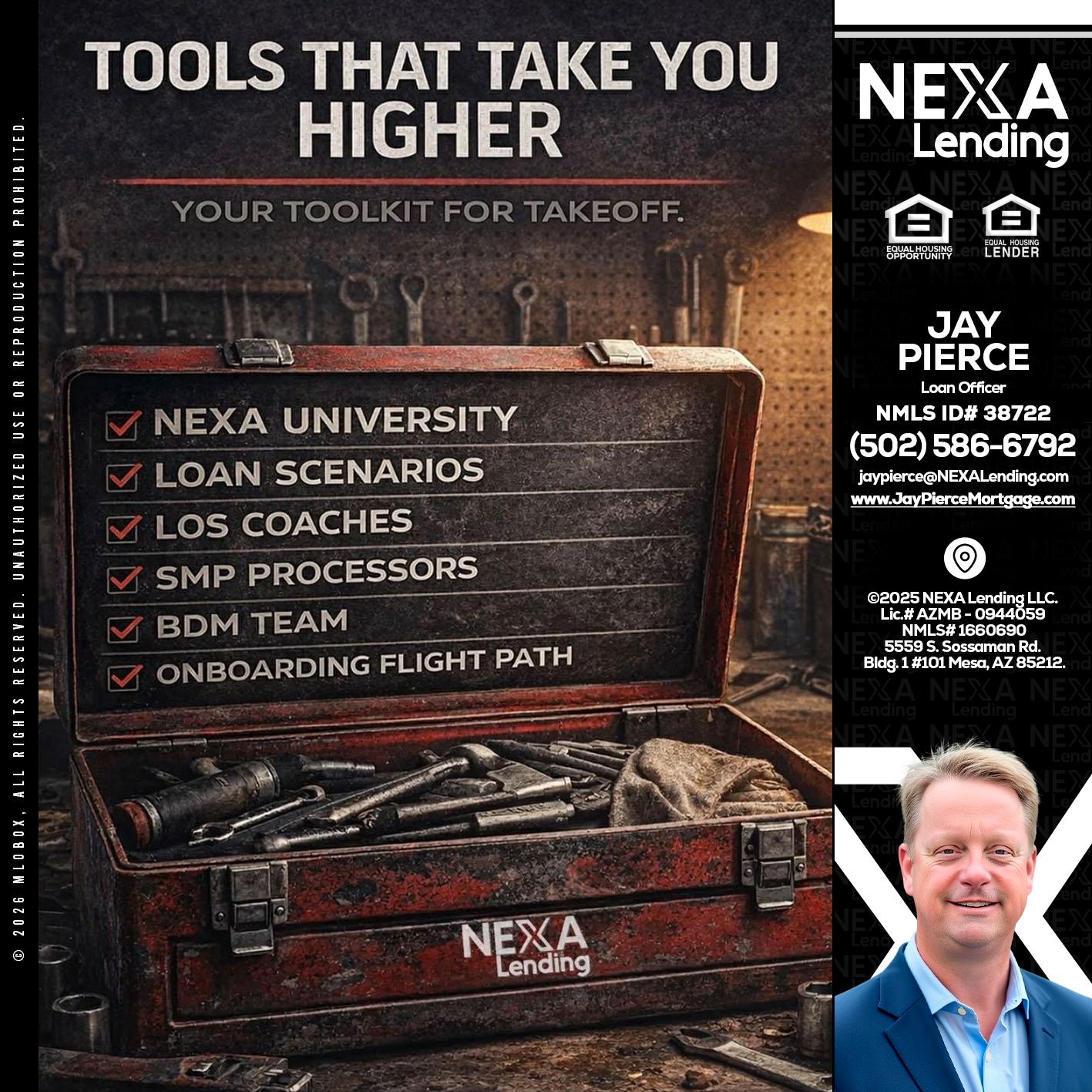 TOOLS THAT - Jay Pierce -Mortgage Loan Officer