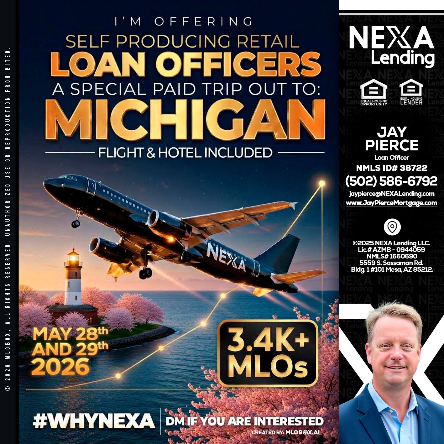 MICHIGAN TRIP - Jay Pierce -Mortgage Loan Officer