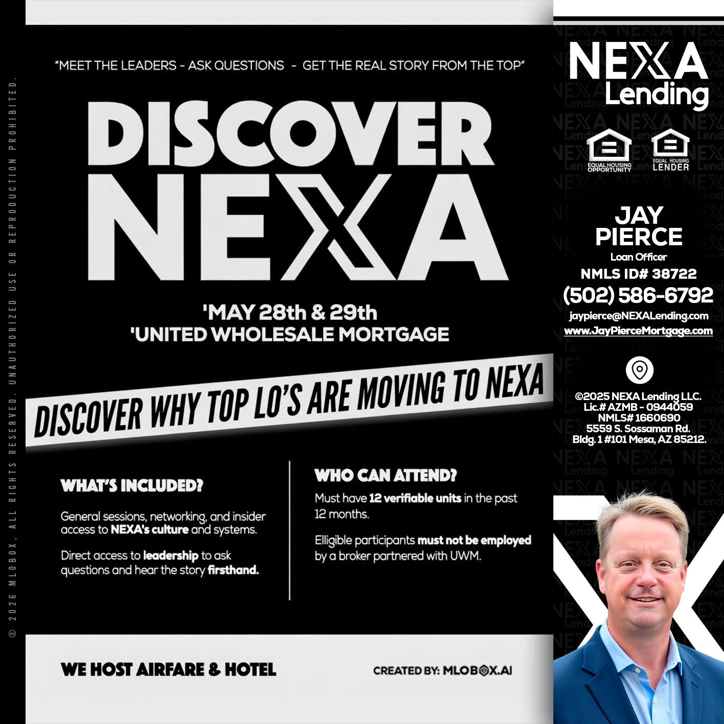 DISCOVER NEXA - Jay Pierce -Mortgage Loan Officer