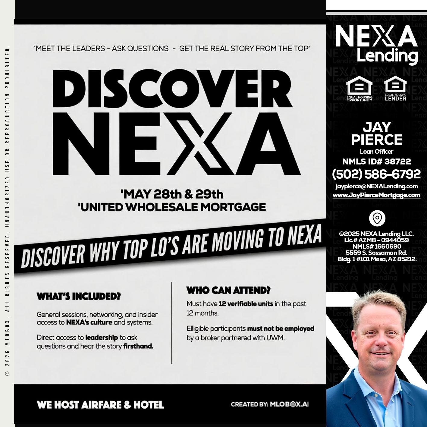 DISCOVER NEXA - Jay Pierce -Mortgage Loan Officer