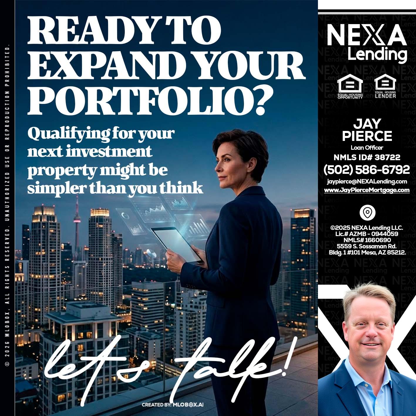 READY TO EXPAND - Jay Pierce -Mortgage Loan Officer