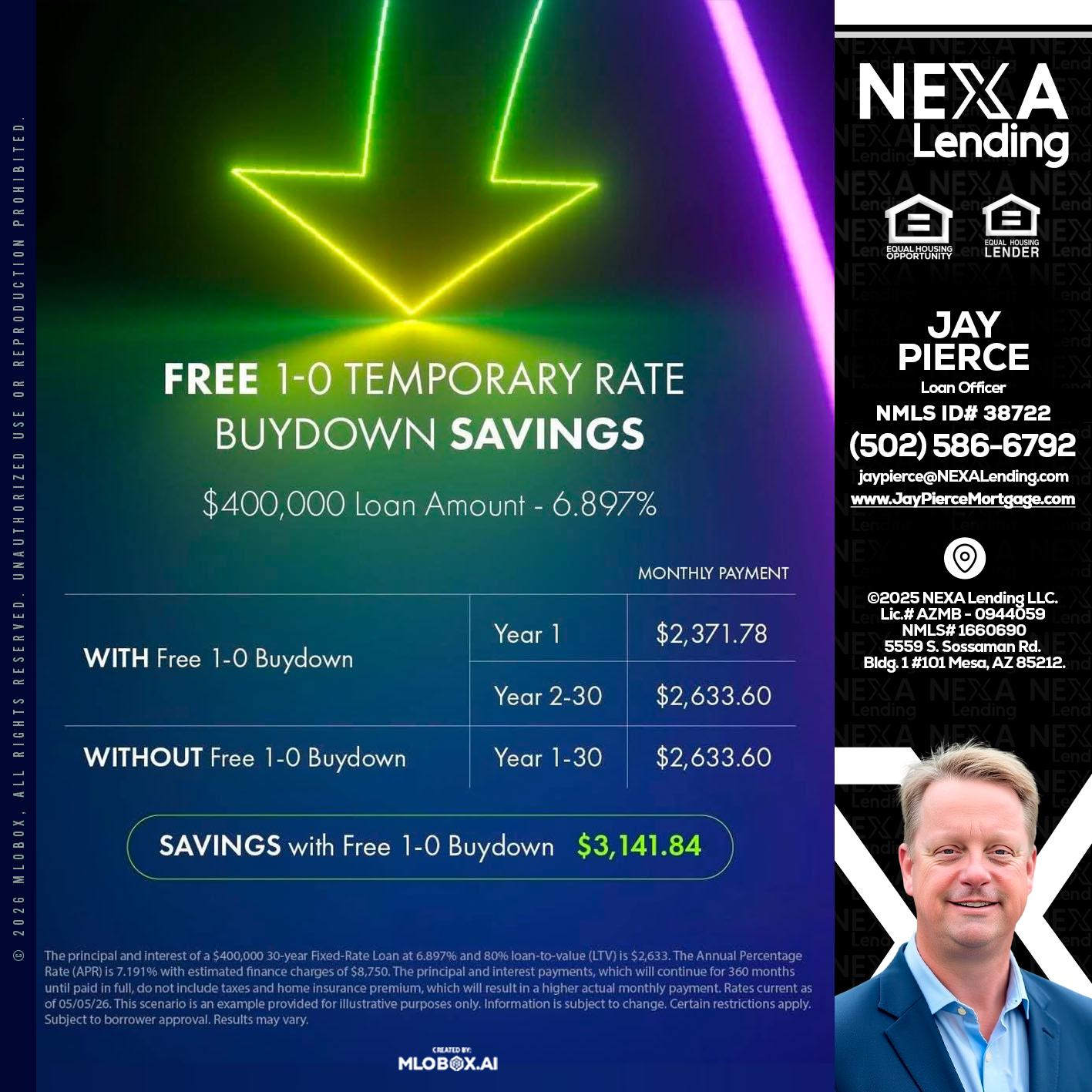 BUYDOWN - Jay Pierce -Mortgage Loan Officer