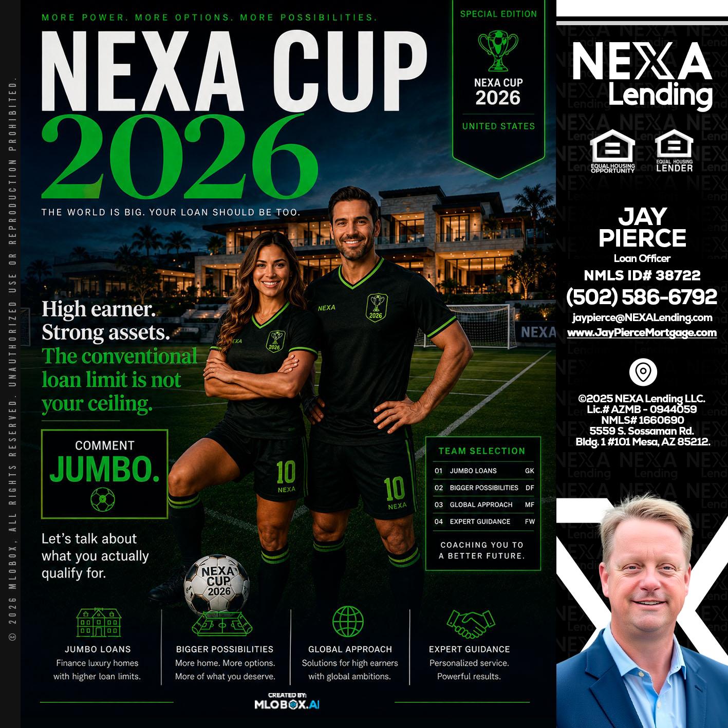 NEXA CUP 2026 - Jay Pierce -Mortgage Loan Officer