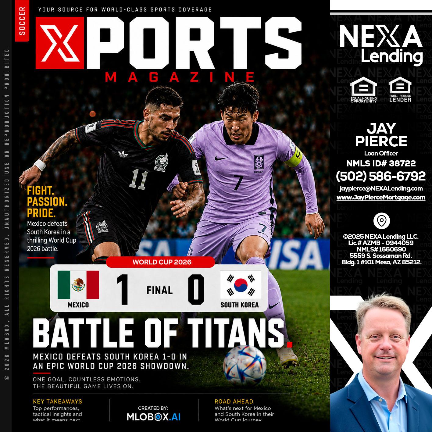 XPORTS MAGAZINE - Jay Pierce -Mortgage Loan Officer