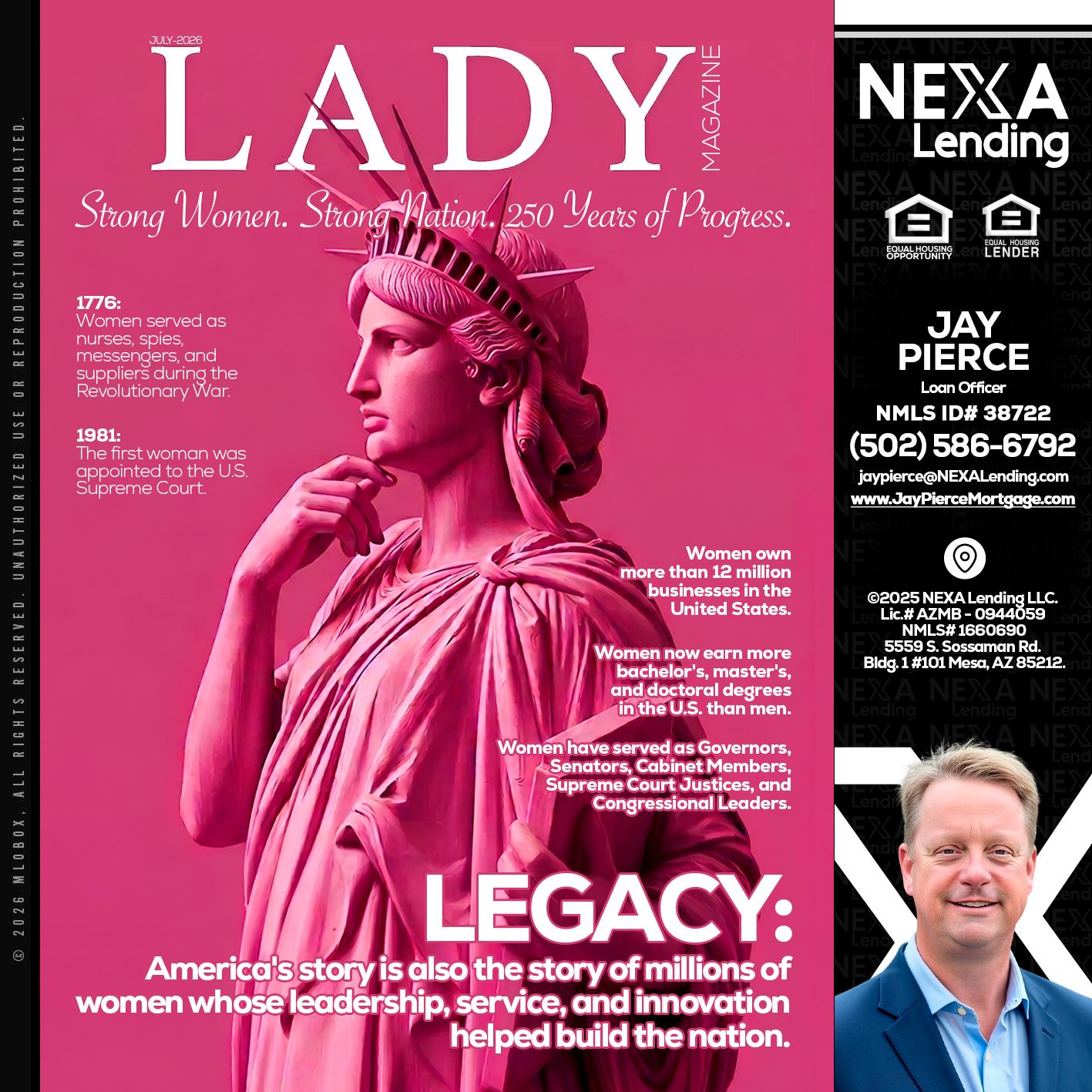LADY LIBERTY! - Jay Pierce -Mortgage Loan Officer