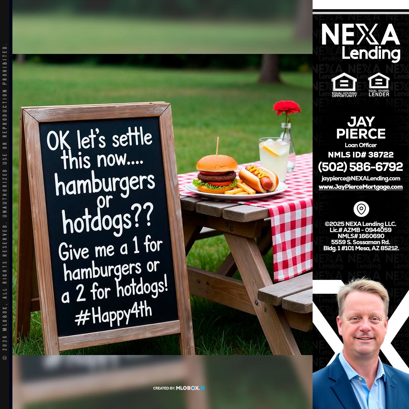 let settle this - Jay Pierce -Mortgage Loan Officer