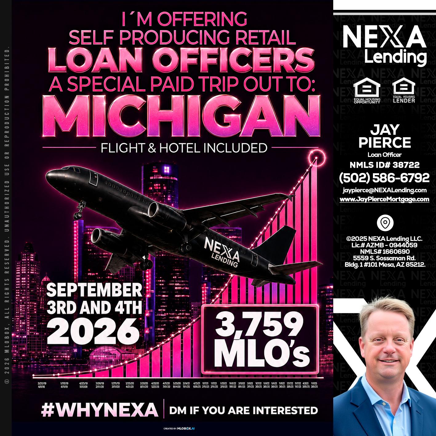 MICHIGAN TRIP - Jay Pierce -Mortgage Loan Officer