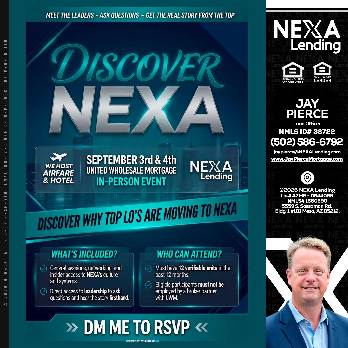 DISCOVER NEXA - Jay Pierce -Mortgage Loan Officer